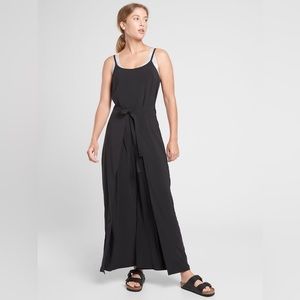 Athleta It’s a Wrap Jumpsuit in Black